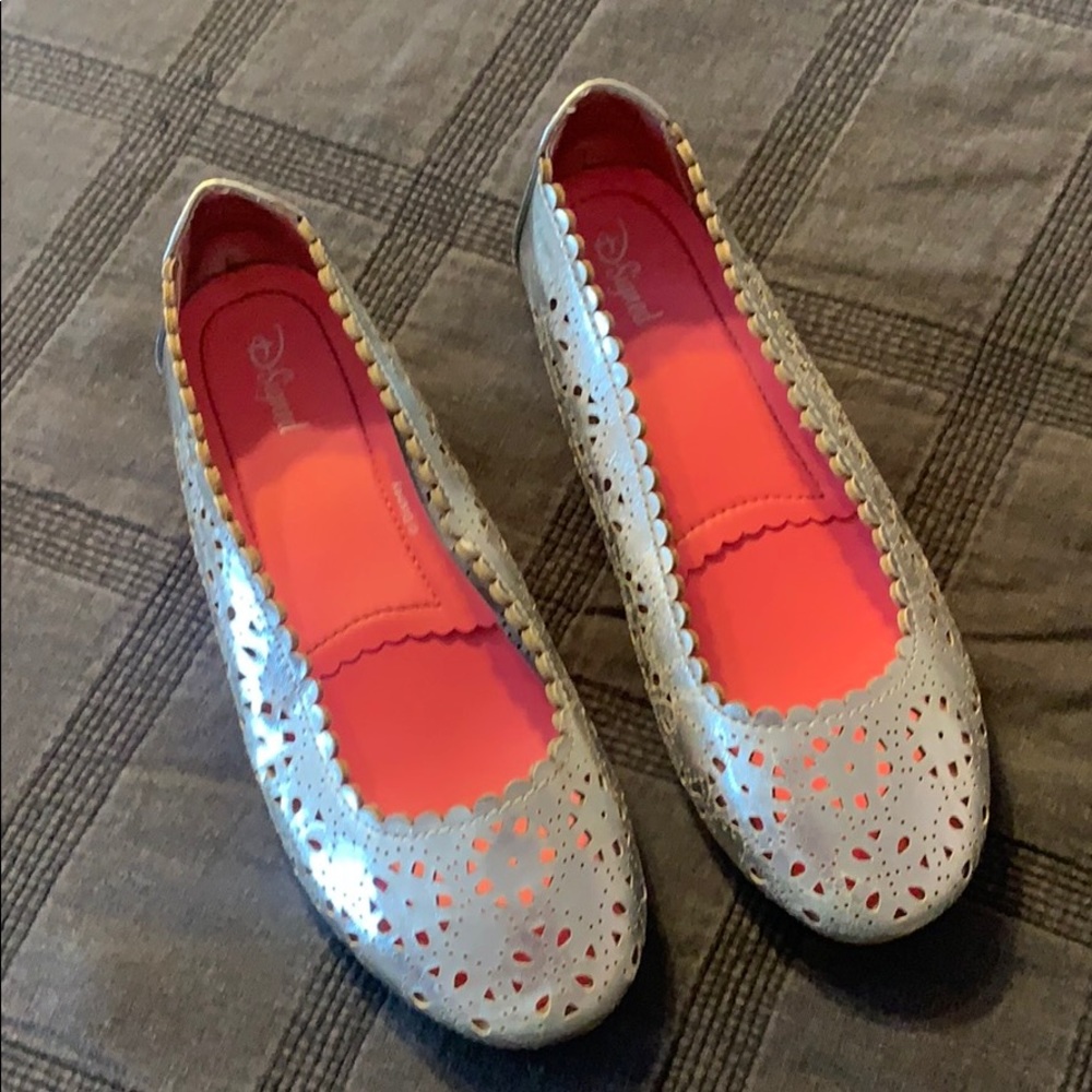 Kids’ Silver Flats